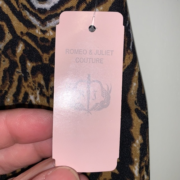 Romeo & Juliet Couture Size Medium Brown Combo Skirt. Style RJ33017. NWT - Picture 4 of 6